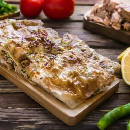 مطبق تونة مع جبنتين